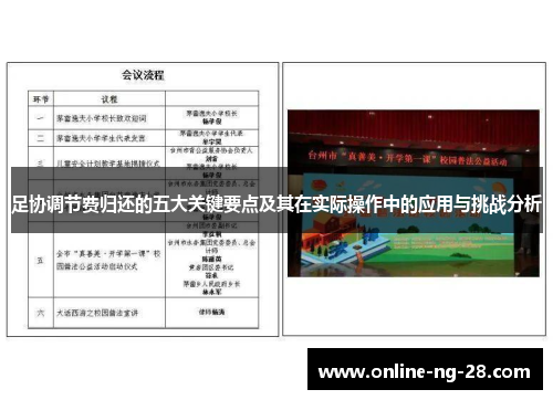 足协调节费归还的五大关键要点及其在实际操作中的应用与挑战分析 足协调节费归还的五大关键要点及其在实际操作中的应用与挑战分析